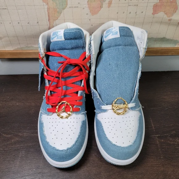 BRAND NEW Nike Air Jordan 1 Retro High OG Denim Men's Size 10.5 - Picture 4 of 12